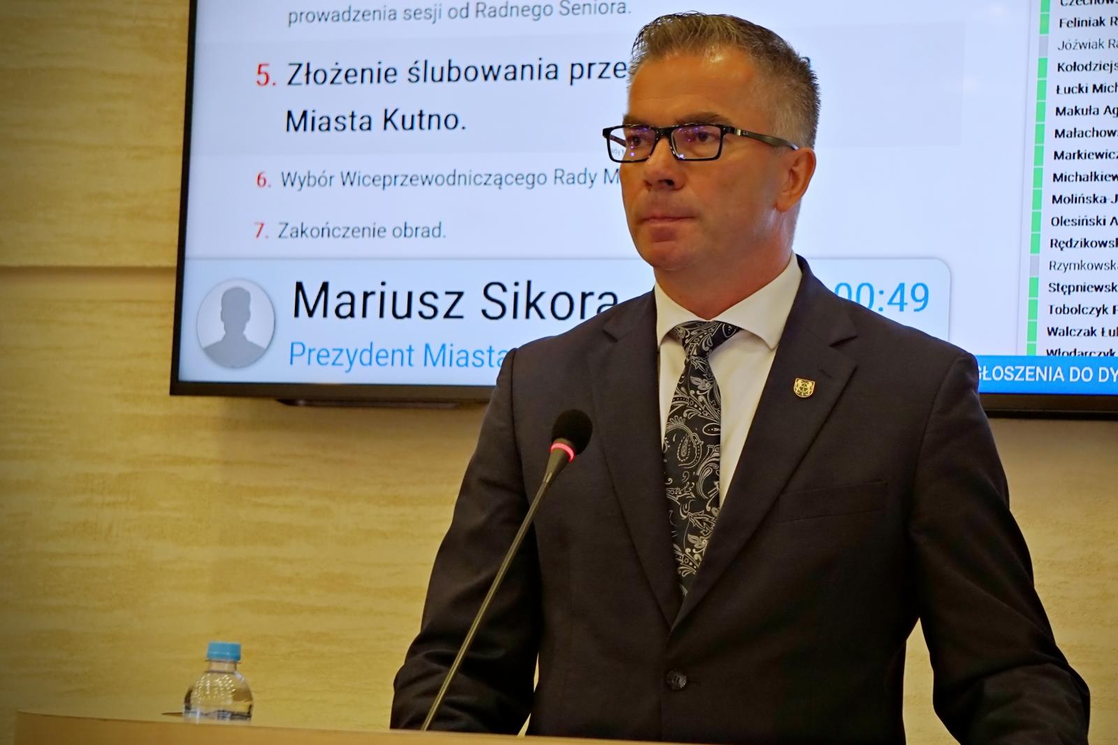 Prezydent Kutna Mariusz Sikora