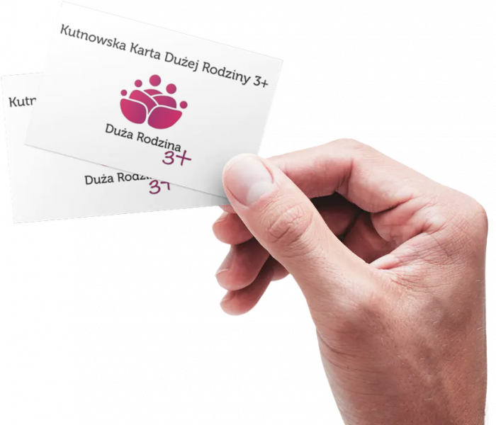 Wizualizacja Kutnowskiej Karty Duża Rodzina 3+